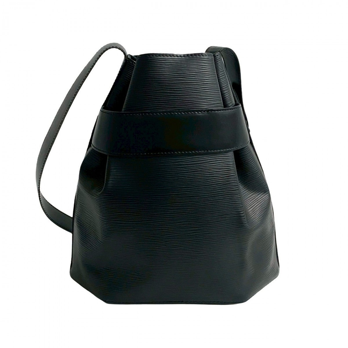 LOUIS VUITTON Shoulder Bag M80157 leather black Epi Sac De Paul PM Women Used Authentic