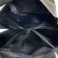 CELINE Shoulder Bag Leather, PVC black Macadam Blazon Pattern Circle logo Metal Women Used Authentic