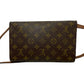 LOUIS VUITTON Shoulder Bag M51798 Leather, PVC Brown Monogram Bordeaux24 Women Used Authentic