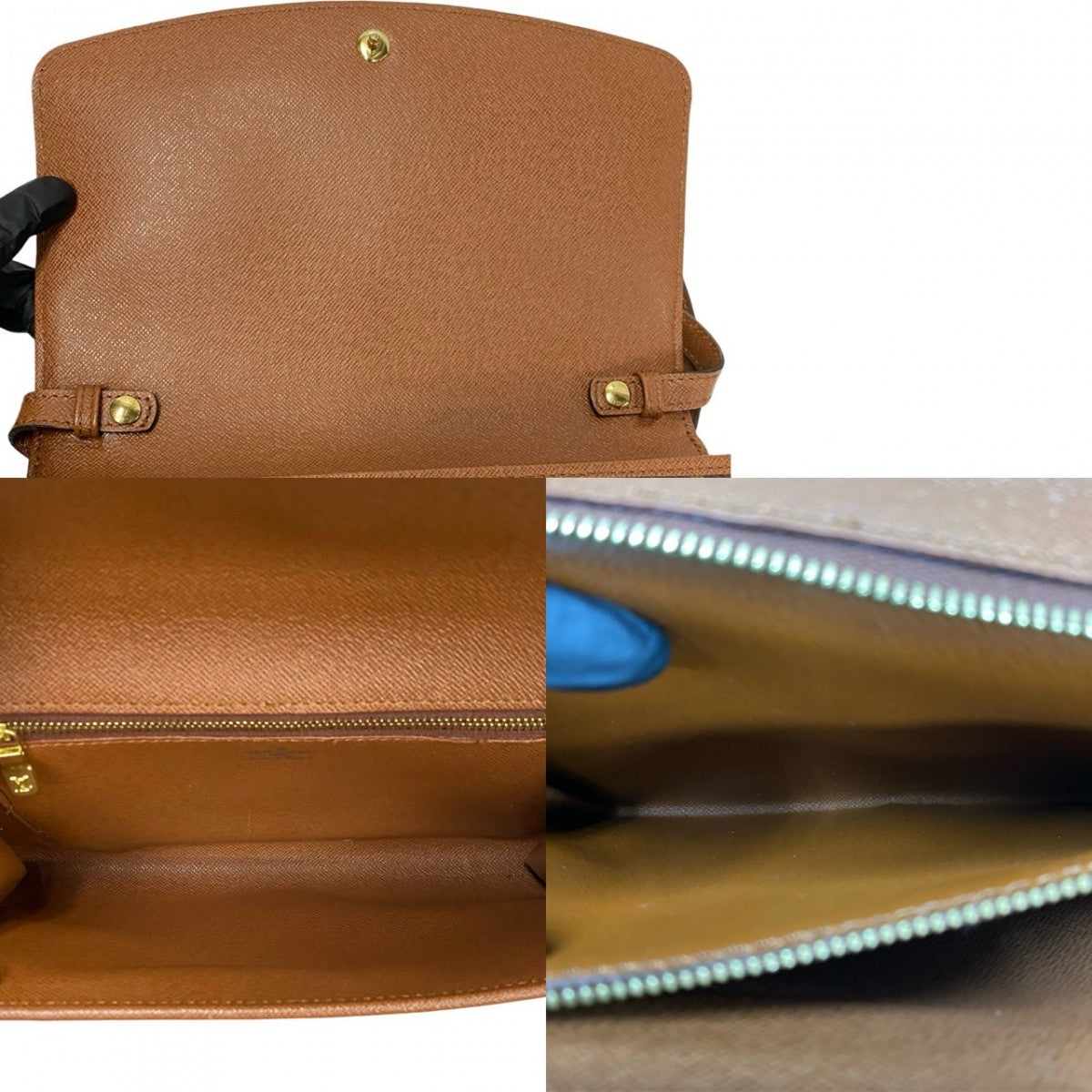 LOUIS VUITTON Shoulder Bag M51798 Leather, PVC Brown Monogram Bordeaux24 Women Used Authentic