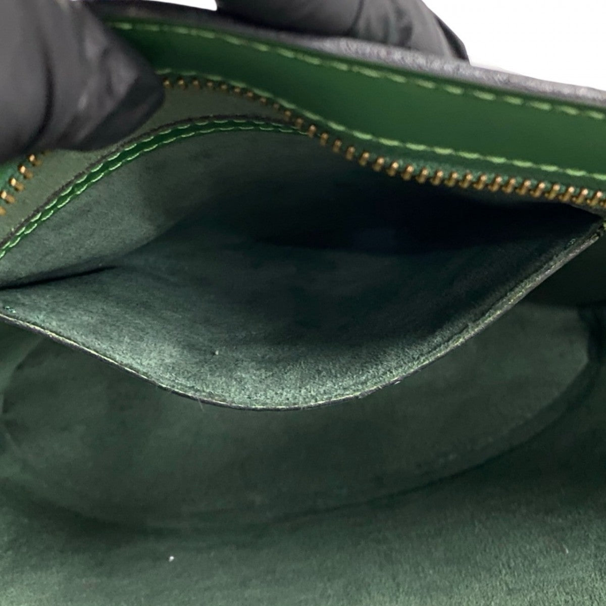 LOUIS VUITTON Tote Bag M52264 Epi Leather green Epi Sunjack shopping