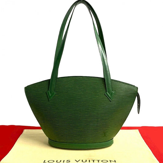 LOUIS VUITTON Tote Bag M52264 Epi Leather green Epi Sunjack shopping