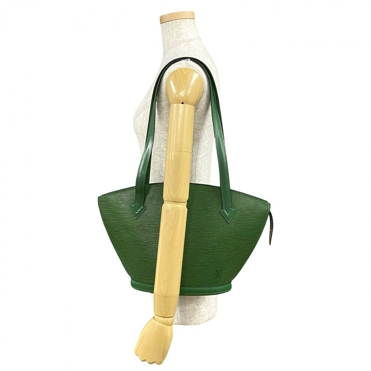 LOUIS VUITTON Tote Bag M52264 Epi Leather green Epi Sunjack shopping