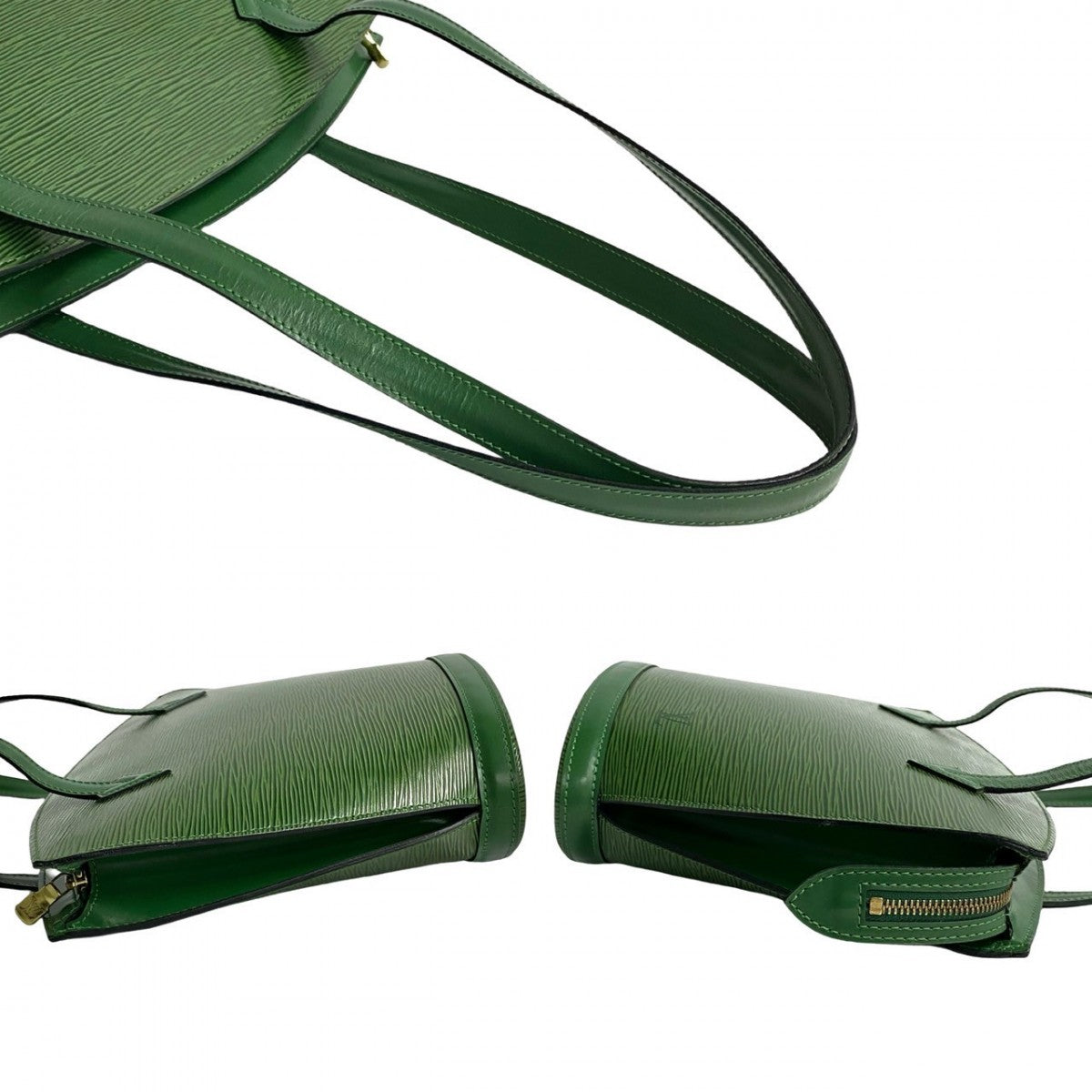 LOUIS VUITTON Tote Bag M52264 Epi Leather green Epi Sunjack shopping