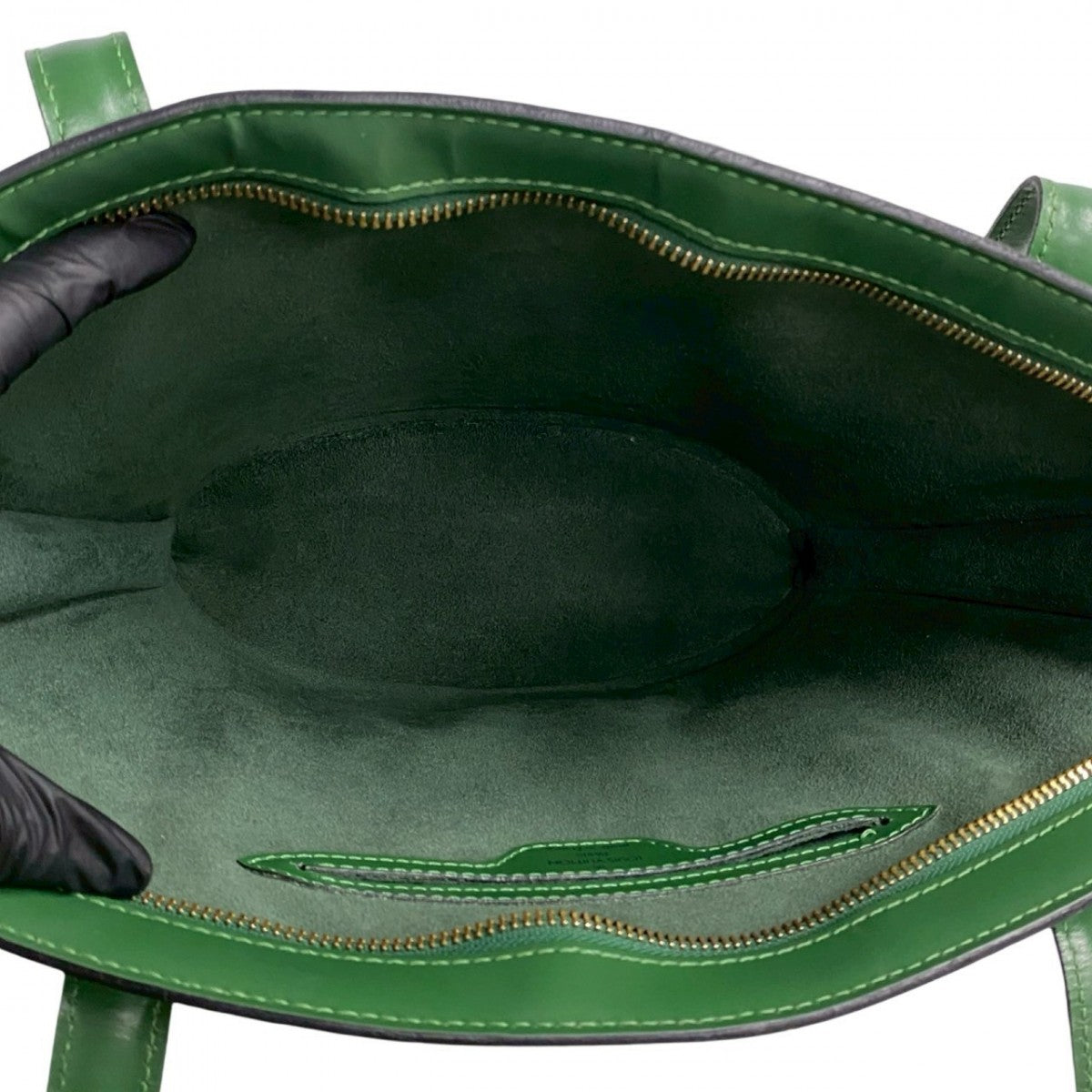 LOUIS VUITTON Tote Bag M52264 Epi Leather green Epi Sunjack shopping