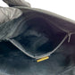GUCCI Shoulder Bag leather black GG logo Metal Women Used Authentic