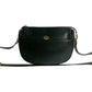 GUCCI Shoulder Bag leather black GG logo Metal Women Used Authentic