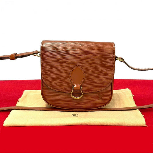 LOUIS VUITTON Shoulder Bag M52213 Epi Leather Brown Epi Mini Saint-Cloud