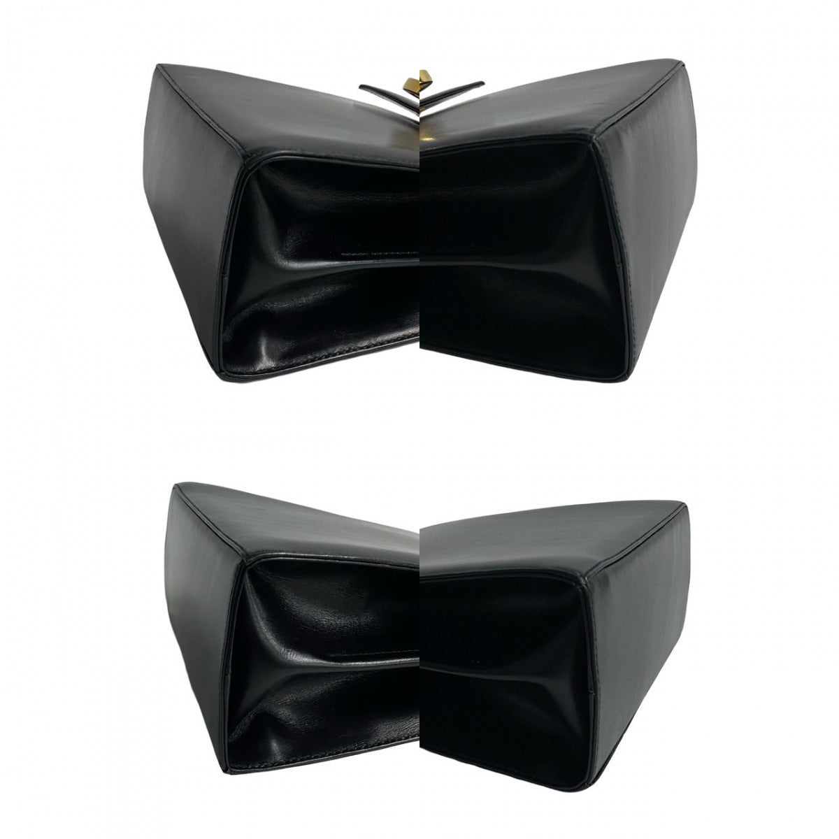 CELINE Handbag Calfskin, Leather black Star Ball Metal Women Used Authentic