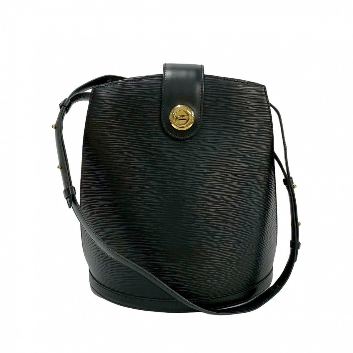 LOUIS VUITTON Shoulder Bag M52252 Epi Leather black Epi Cluny