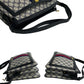 GUCCI Shoulder Bag Leather, PVC Navy Old Gucci GG logoMetal Sherry line Women Used Authentic