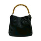 GUCCI Shoulder Bag Bamboo black