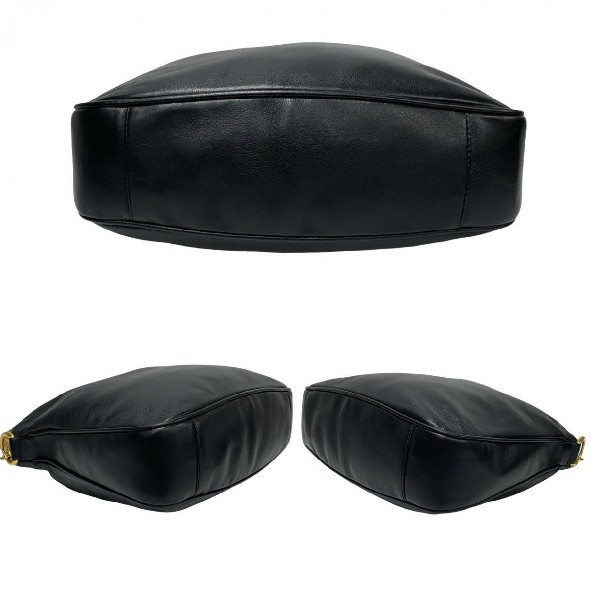 GUCCI Shoulder Bag Bamboo black