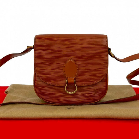 LOUIS VUITTON Shoulder Bag M52213 leather Brown Epi Mini Saint-Cloud
