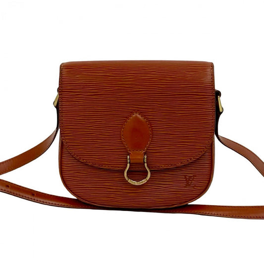 LOUIS VUITTON Shoulder Bag M52213 leather Brown Epi Mini Saint-Cloud