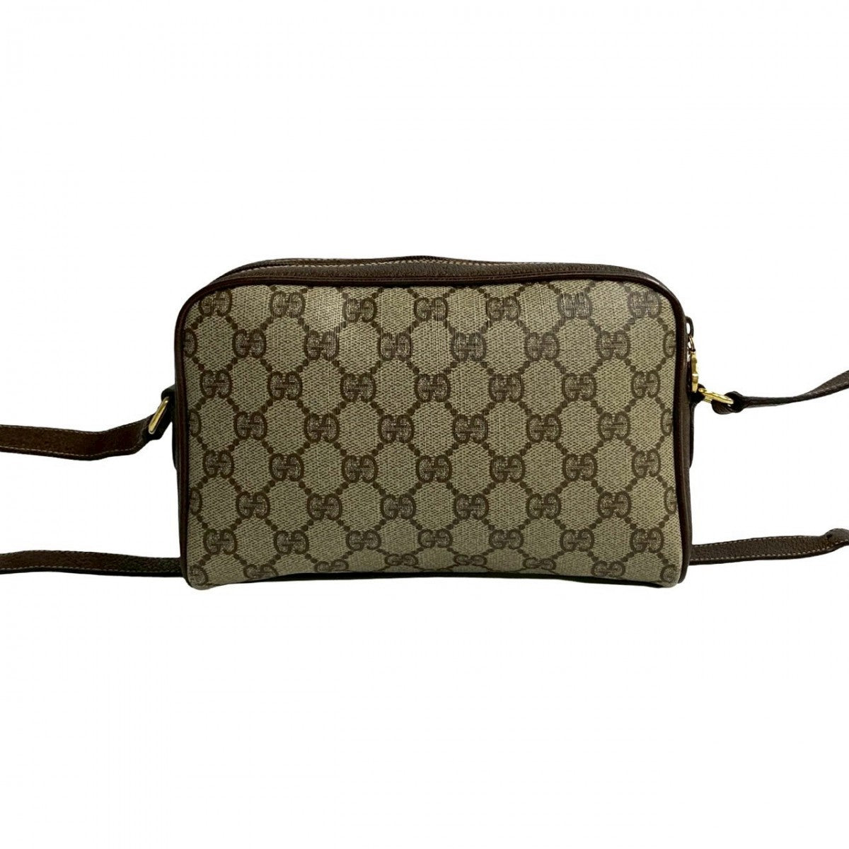 GUCCI Shoulder Bag leather Brown Sherry line