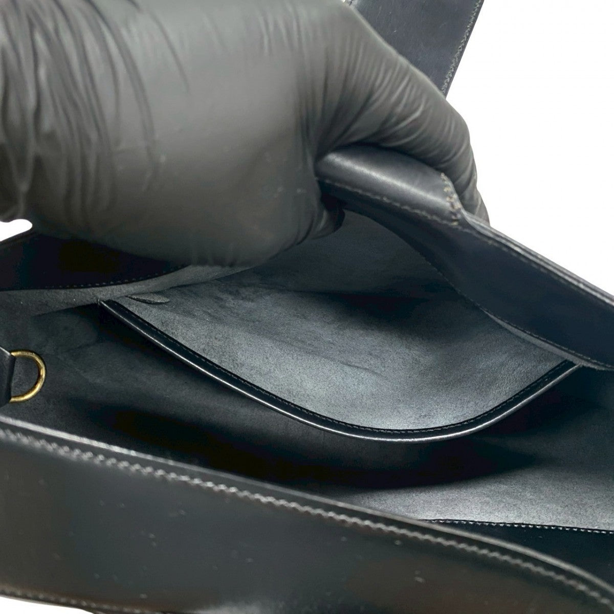 LOUIS VUITTON Shoulder Bag M52162 Epi Leather black Epi Revli