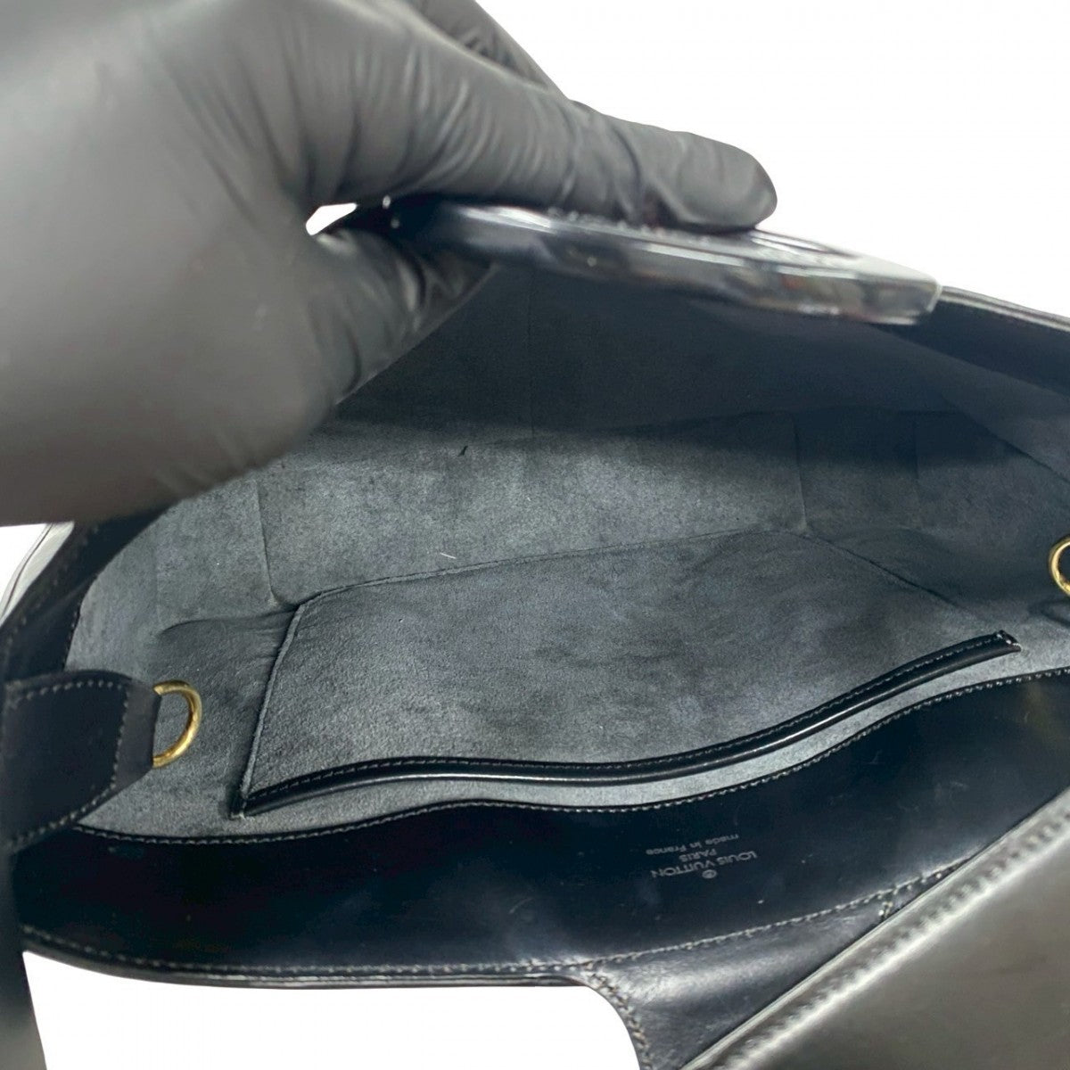 LOUIS VUITTON Shoulder Bag M52162 Epi Leather black Epi Revli