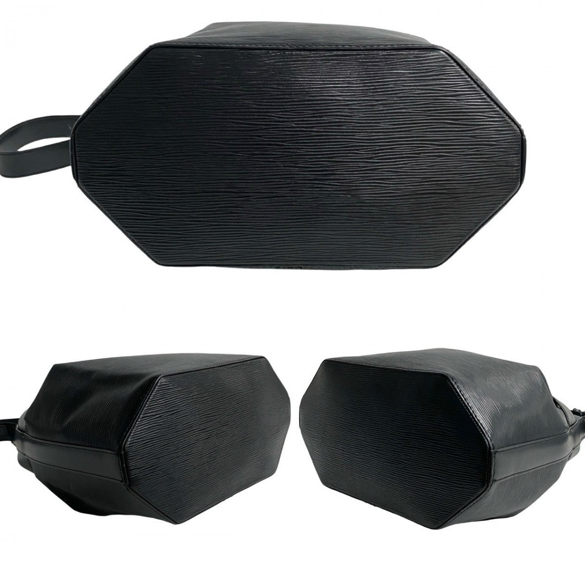LOUIS VUITTON Shoulder Bag M80155 Epi Leather black Epi Sac De Paul GM Women Used Authentic