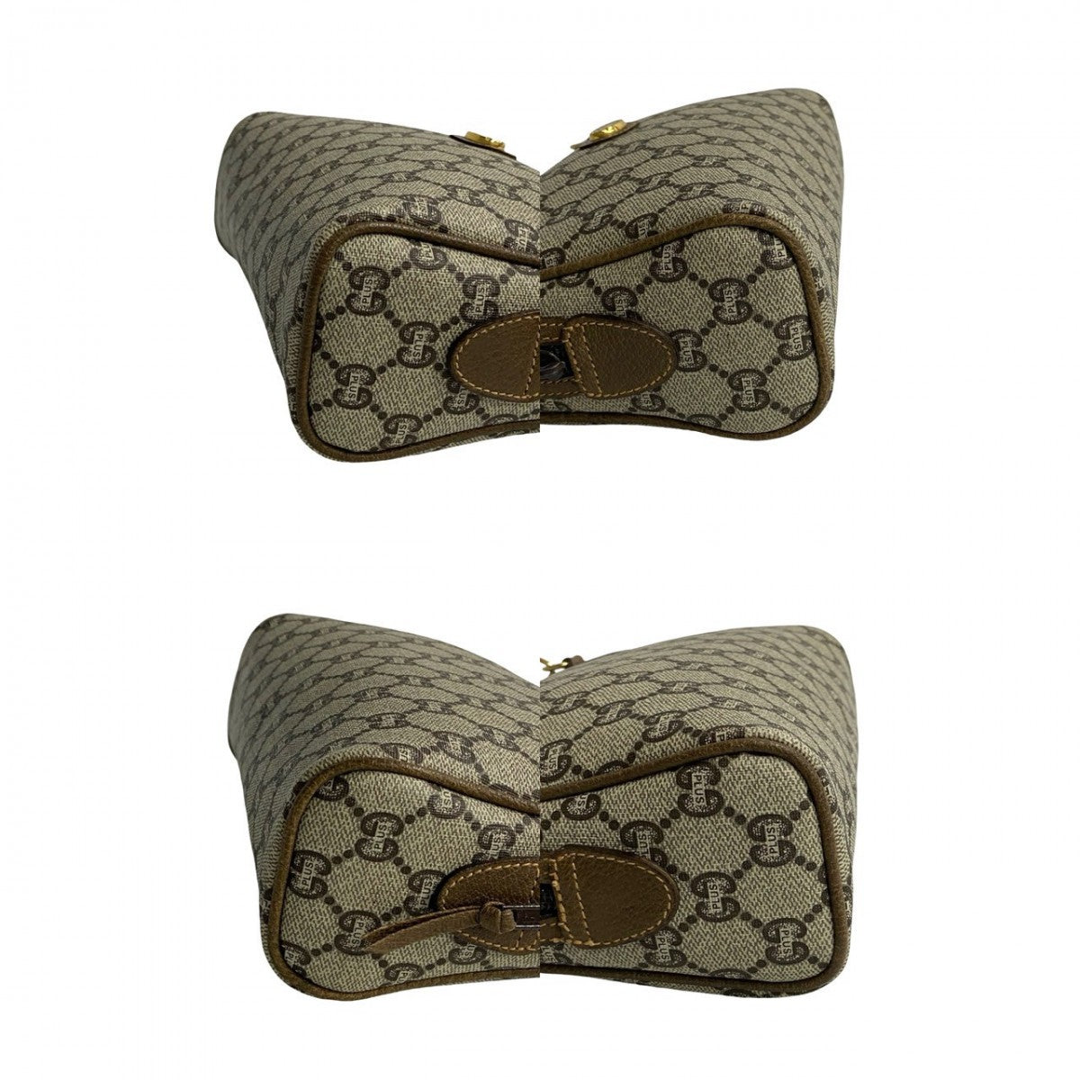 GUCCI Shoulder Bag leather Brown