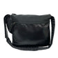 PRADA Shoulder Bag leather black logo mens Used Authentic