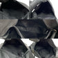 PRADA Shoulder Bag leather black logo mens Used Authentic