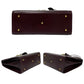 GUCCI Shoulder Bag leather wine-red Ready lock