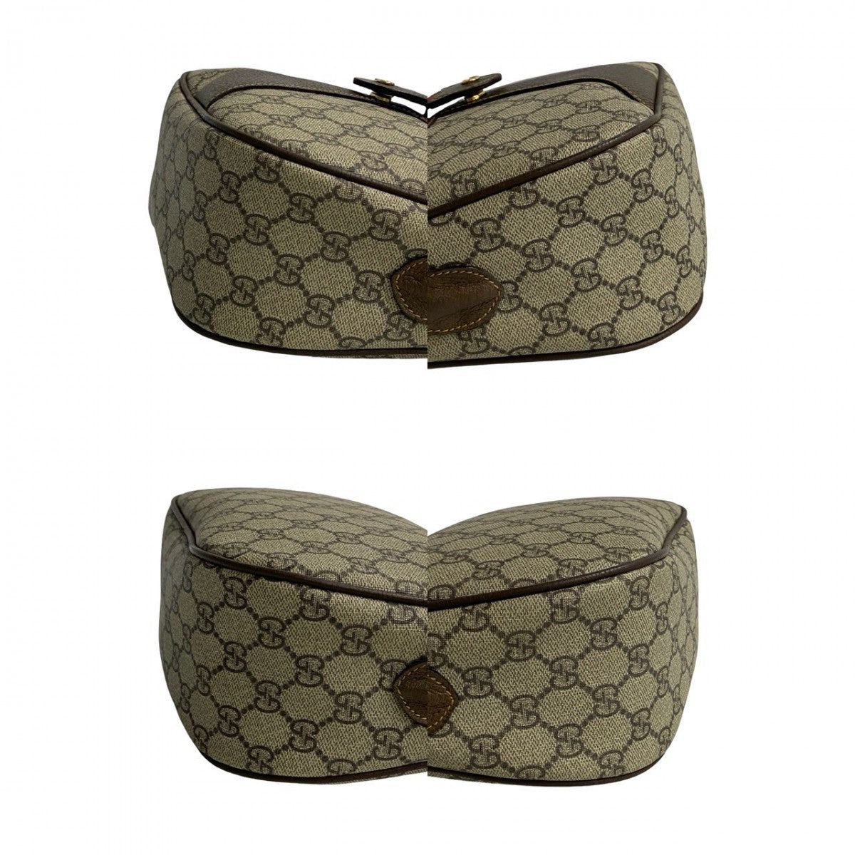 GUCCI Shoulder Bag leather Brown Sherry line