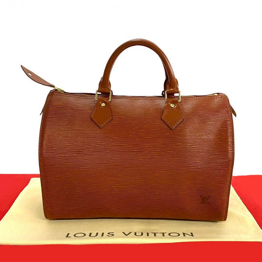 LOUIS VUITTON Handbag Epi Leather Brown Epi Speedy 30 Women(Unisex) Used Authentic