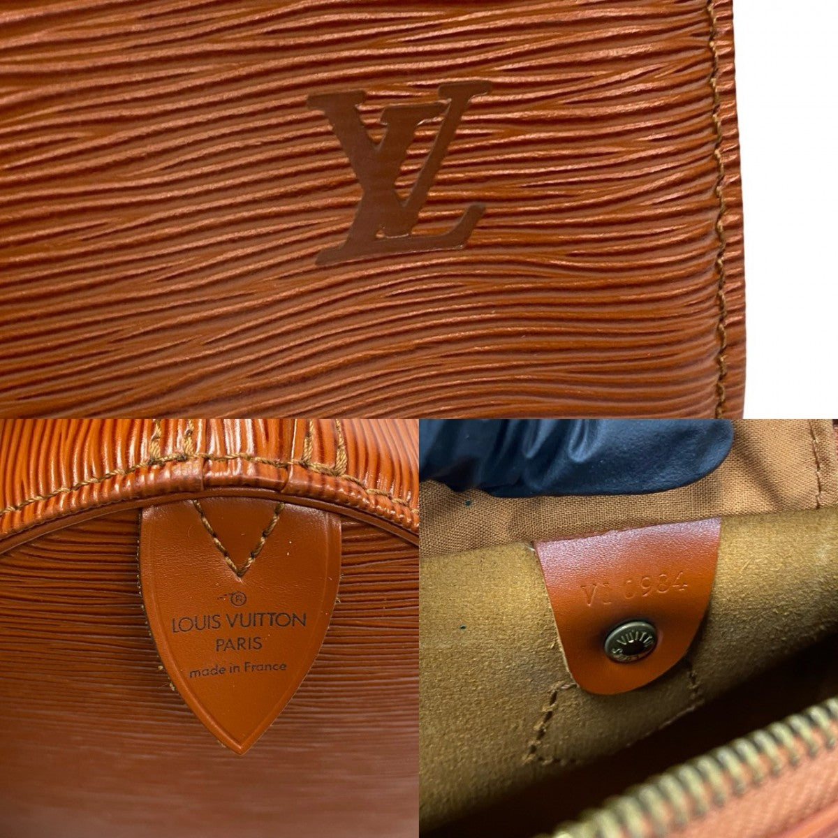 LOUIS VUITTON Handbag Epi Leather Brown Epi Speedy 30 Women(Unisex) Used Authentic