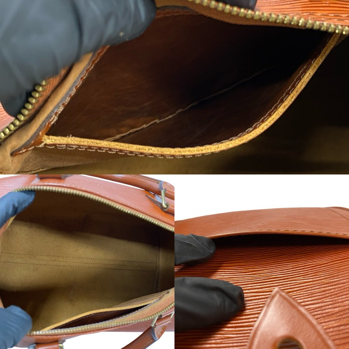 LOUIS VUITTON Handbag Epi Leather Brown Epi Speedy 30 Women(Unisex) Used Authentic