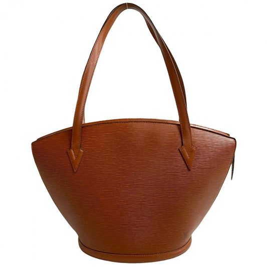 LOUIS VUITTON Tote Bag M52263 Epi Leather Brown Epi Sunjack shopping Women Used Authentic