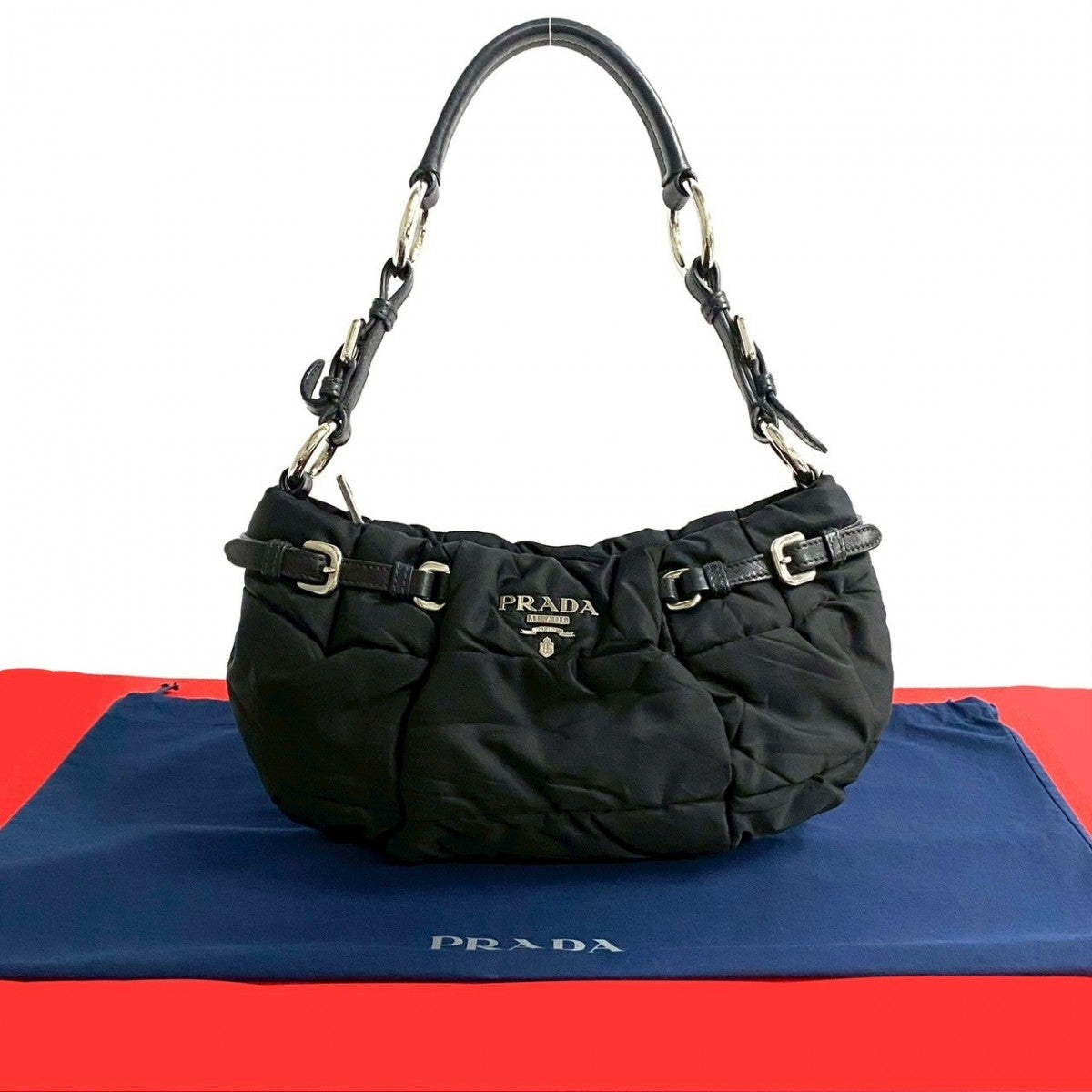 PRADA Shoulder Bag Nylon black
