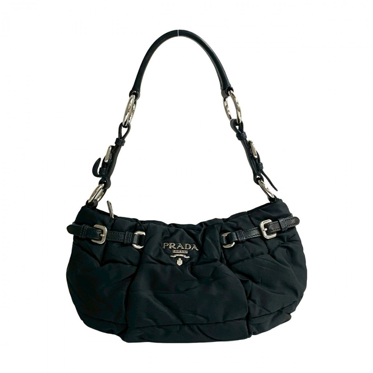 PRADA Shoulder Bag Nylon black