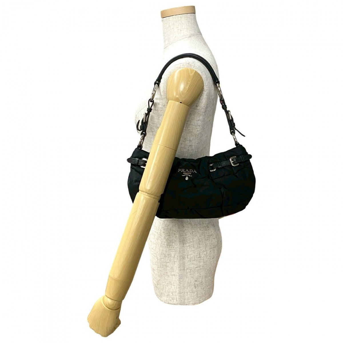 PRADA Shoulder Bag Nylon black