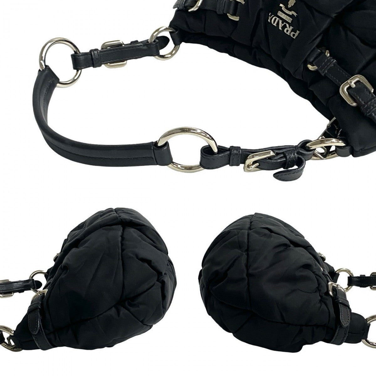PRADA Shoulder Bag Nylon black