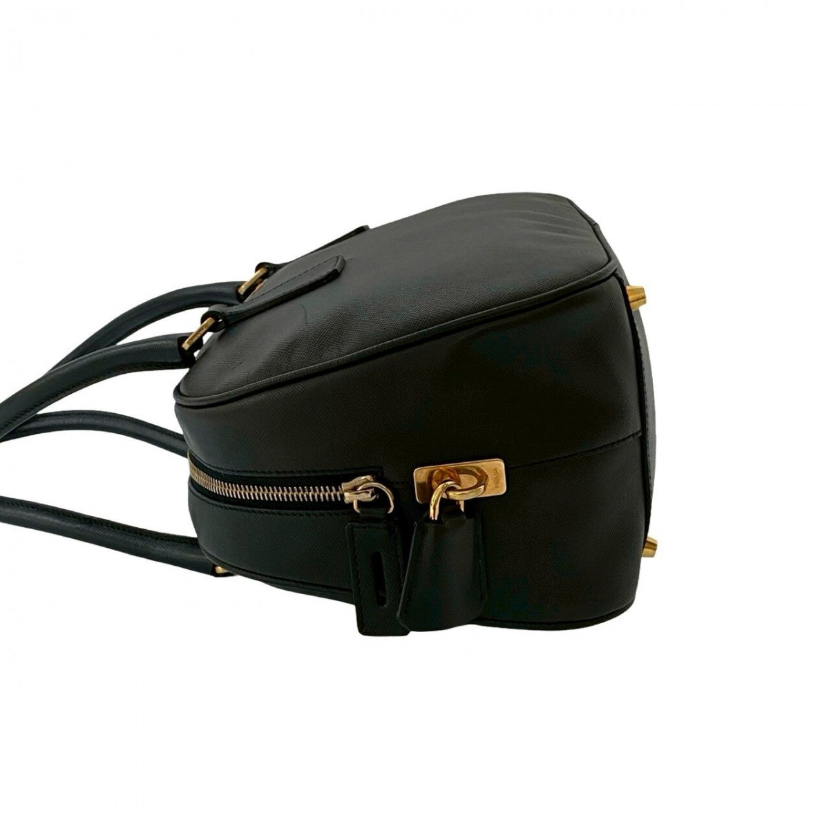 PRADA Handbag leather black