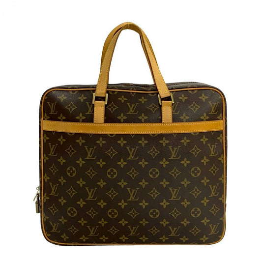 LOUIS VUITTON Business bag M53343 Leather, PVC Brown Monogram Portodocument Pegasus mens Used Authentic