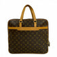 LOUIS VUITTON Business bag M53343 Leather, PVC Brown Monogram Portodocument Pegasus mens Used Authentic