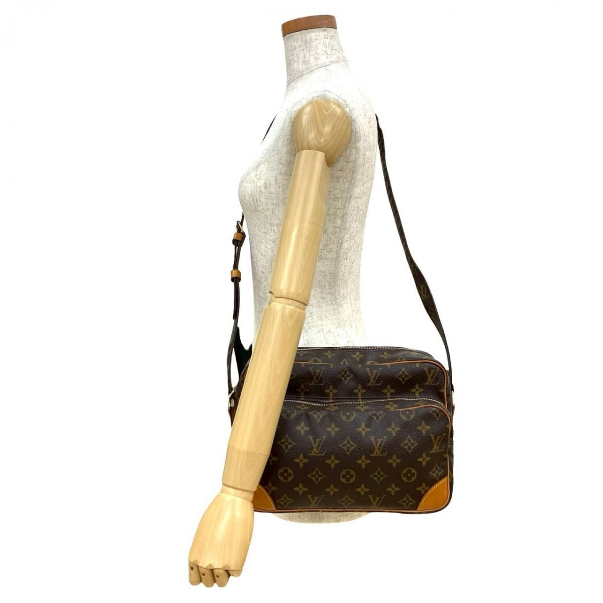 LOUIS VUITTON Shoulder Bag M45244 Leather, PVC Brown Monogram Nil mens(Unisex) Used Authentic