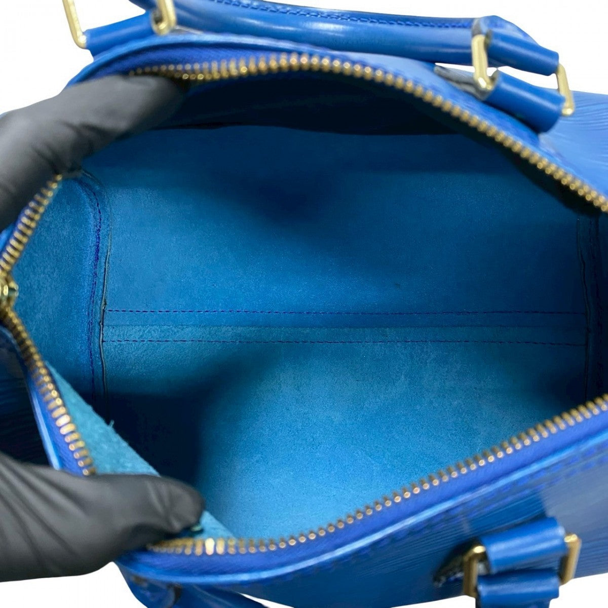LOUIS VUITTON Handbag M43015 Epi Leather blue Epi Speedy 25