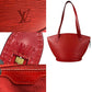 LOUIS VUITTON Tote Bag M522337 Epi Leather Red Epi Sunjack shopping Women Used Authentic