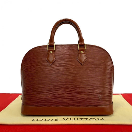 LOUIS VUITTON Handbag M52143 Epi Leather Brown Epi Alma