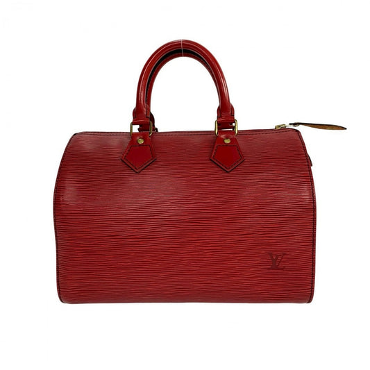 LOUIS VUITTON Handbag M43017 Epi Leather Red Epi Speedy 25 Women Used Authentic