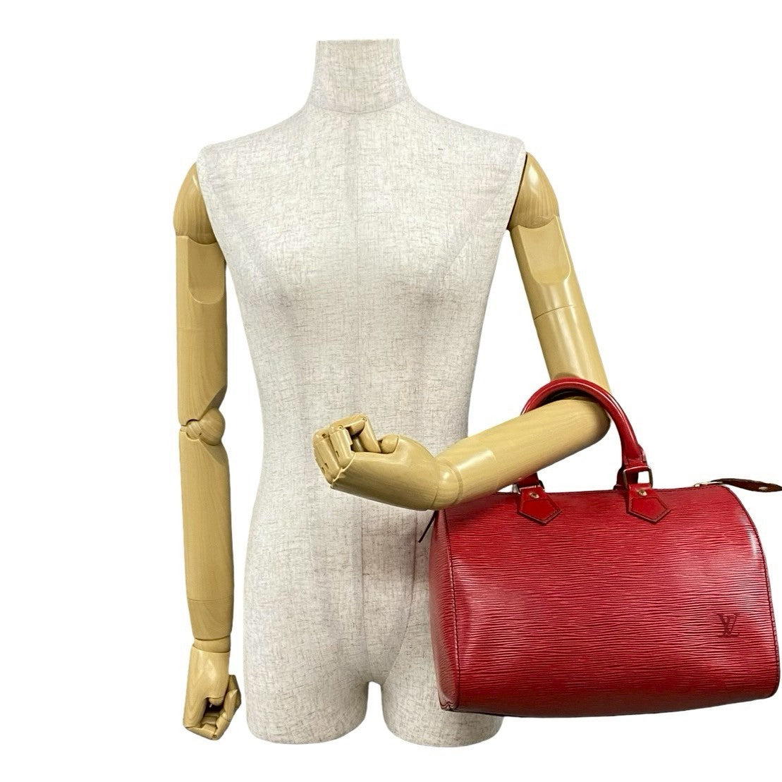 LOUIS VUITTON Handbag M43017 Epi Leather Red Epi Speedy 25 Women Used Authentic