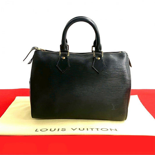 LOUIS VUITTON Handbag M43012 Epi Leather black Epi Speedy 25