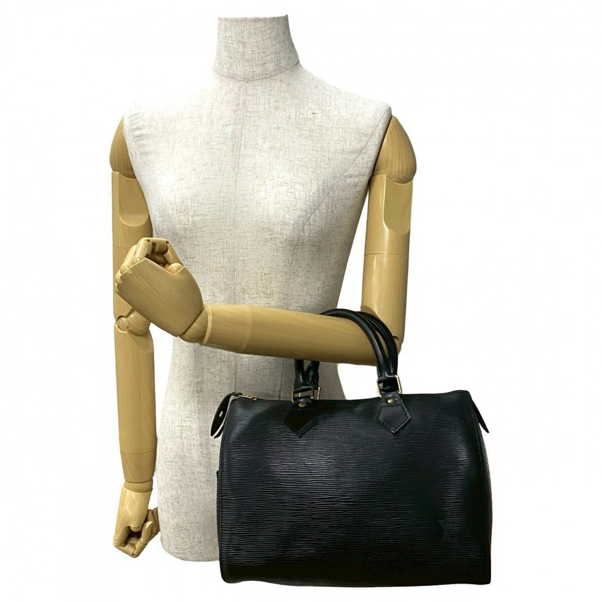 LOUIS VUITTON Handbag M43012 Epi Leather black Epi Speedy 25