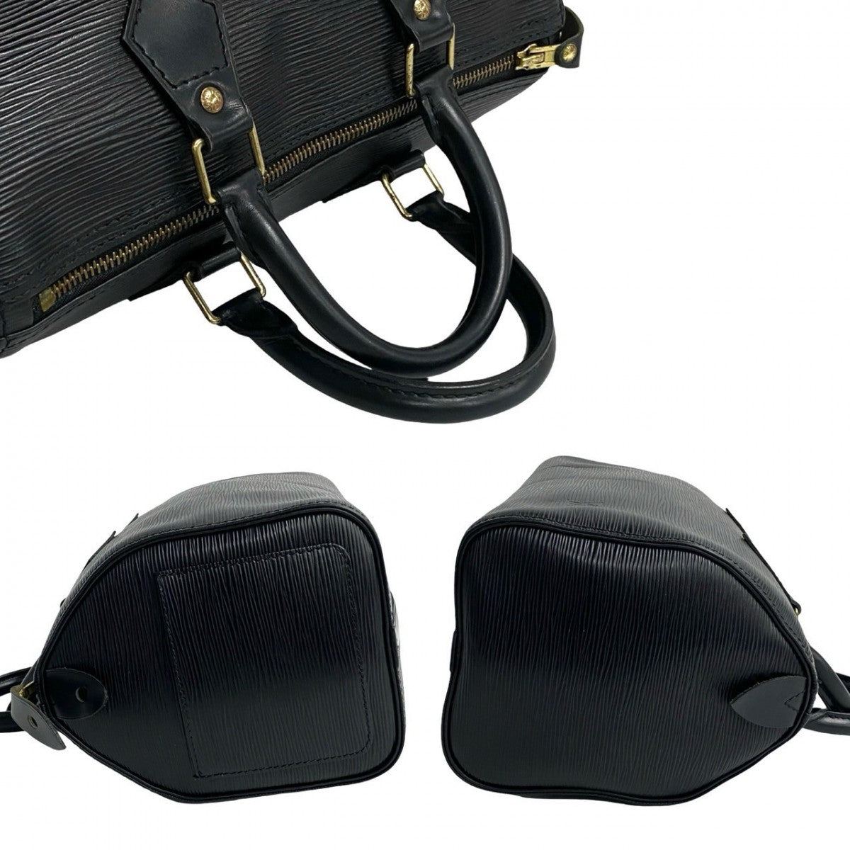 LOUIS VUITTON Handbag M43012 Epi Leather black Epi Speedy 25