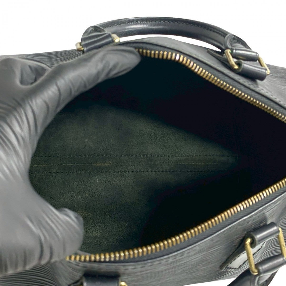 LOUIS VUITTON Handbag M43012 Epi Leather black Epi Speedy 25