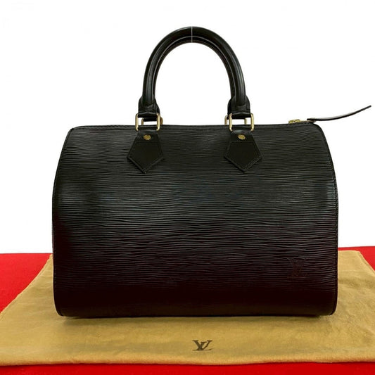 LOUIS VUITTON Handbag M43012 leather black Epi Speedy 25